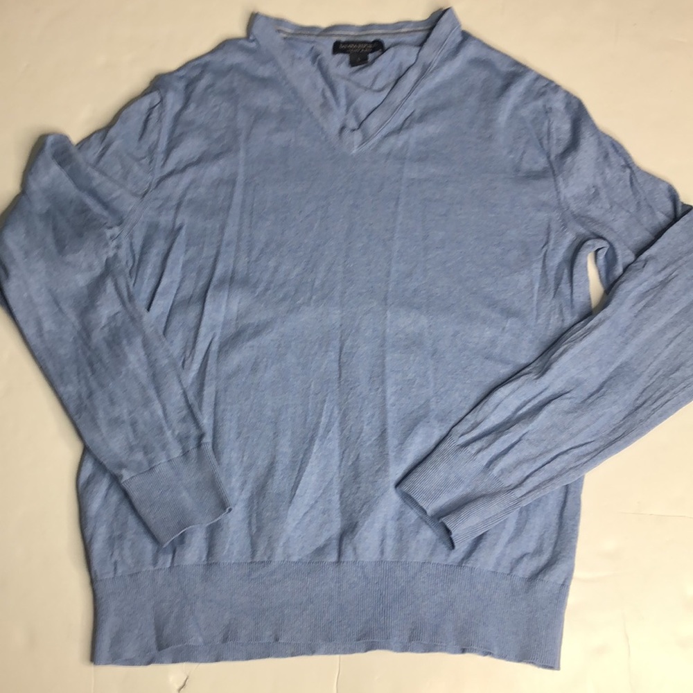 Banana Republic Silk Blend Sweater Size L Blue